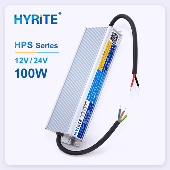 Alimentation LED 100 W avec pilote LED étanche Pfc IP67